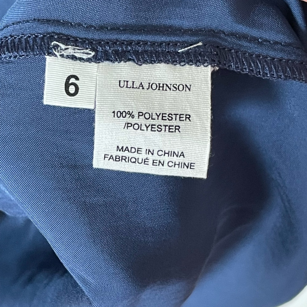 Ulla Johnson Blaire Midi Dress in Midnight Blue Size 6 - Picture 10 of 10